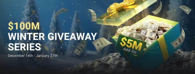 $100.000.000 в Winter Giveaway Series на ПокерОК