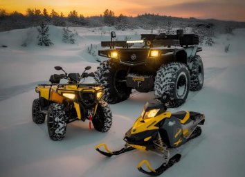 Катание на снегоходе в Пензе покоряет всех